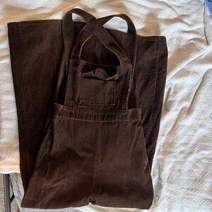 h.i.s Brown Corduroy Overalls